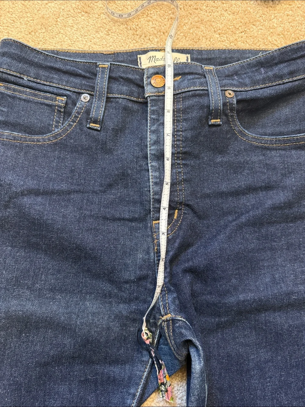 Madewell Petite Curvy High-Rise Skinny Jeans Size 27P